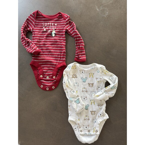 Starting Out Baby Boy Jumpsuit warm with feet Cotton Preppy size NB gift bundle - Picture 11 of 14